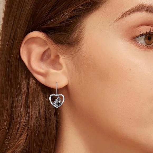 Jack & Sally Disney Bound Earrings 💀❤️ 14k & 925 | Nightmare Before Christmas - Picture 3 of 6